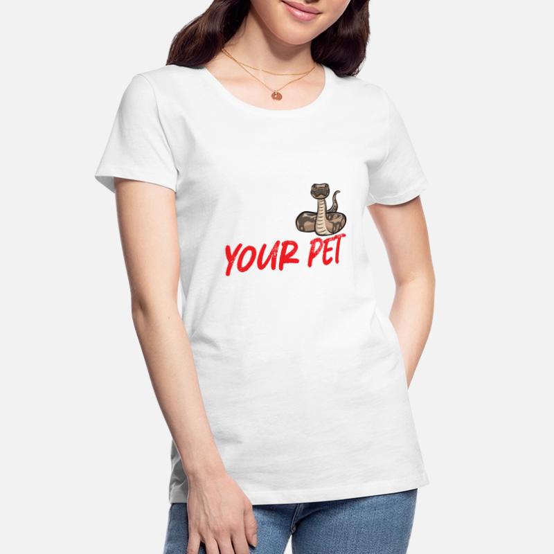 Ball Python Schlange Königspython Frauen Premium Bio T-Shirt
