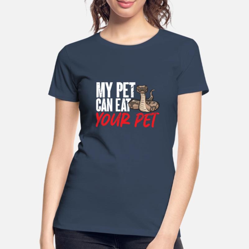 Ball Python Snake King Python T-shirt bio Premium Femme