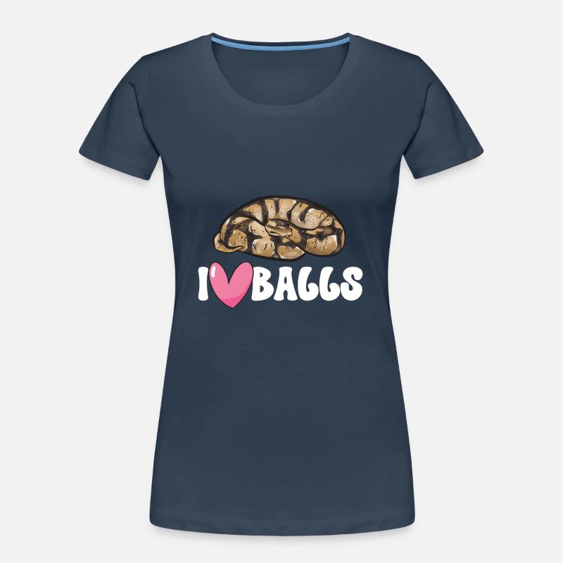 Ball Python Snake King Python Women's Premium Organic T-Shirt