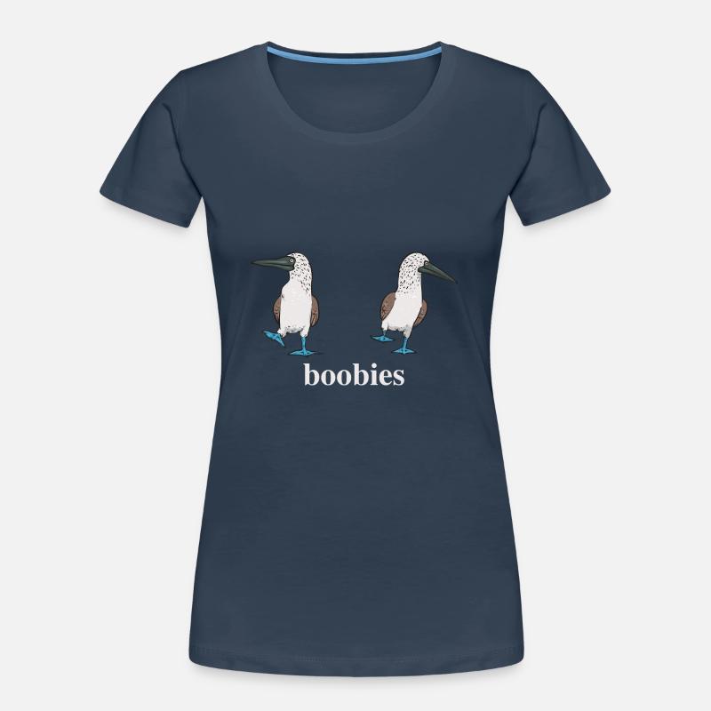 Blaufußtölpel Blue-footed Booby Seevogel Frauen Premium Bio T-Shirt