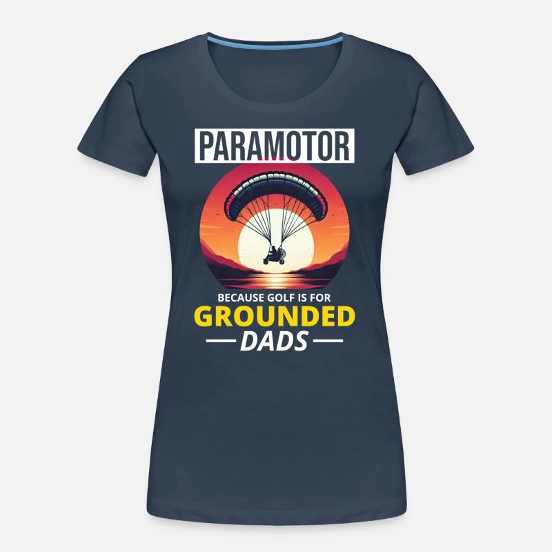 Paramotor Pilot Paramotoring Powered Paraglider Women's Premium Organic T-Shirt