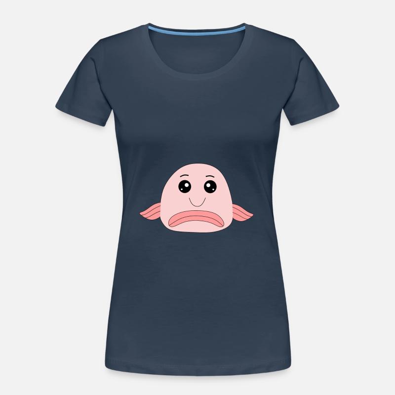 Blobfish fish comic ugly fish Women's Premium Organic T-Shirt