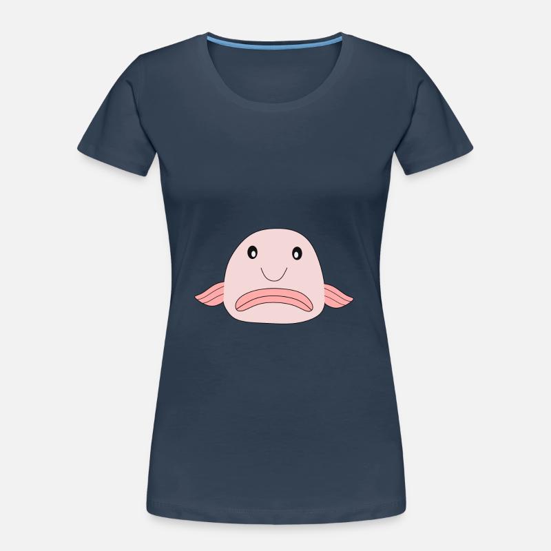 Blobfish fish comic ugly fish Women's Premium Organic T-Shirt