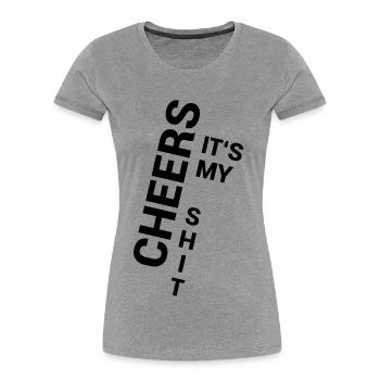 My Shit - Frauen Premium Bio T-Shirt -  - Vorne - Mia (176cm)
