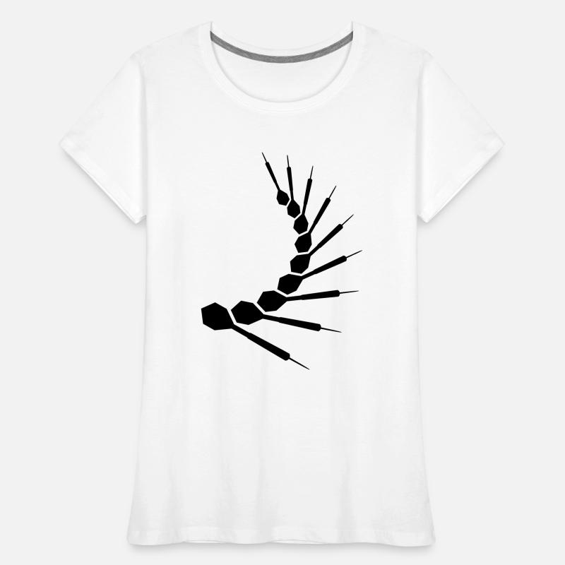 Dart Pattern T-shirt bio Premium Femme