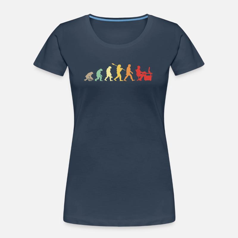 Darwin Evolution für Geeks 💻 Frauen Premium Bio T-Shirt