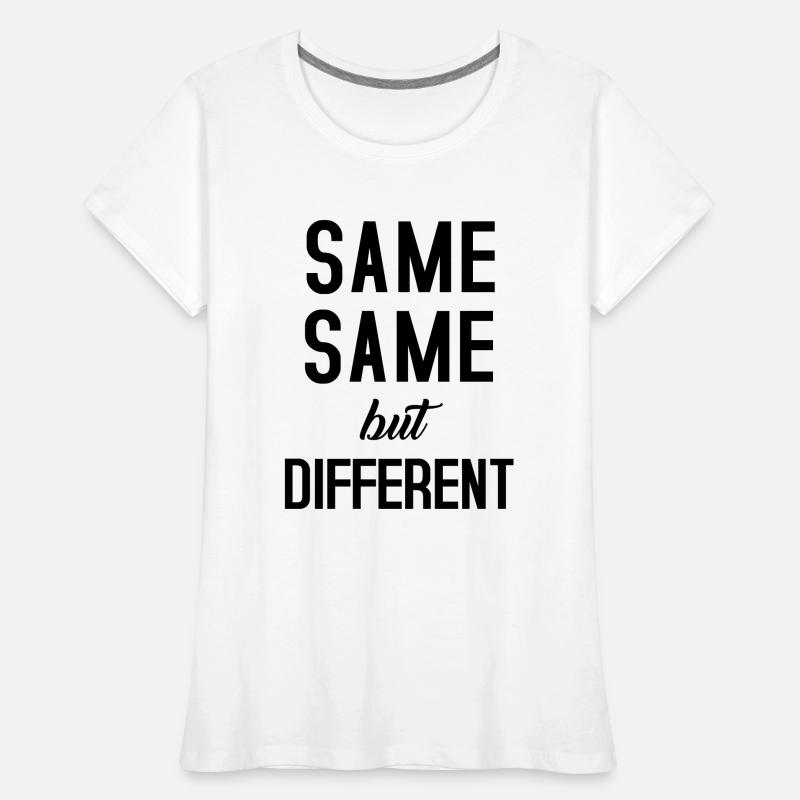 Same Same T-shirt bio Premium Femme