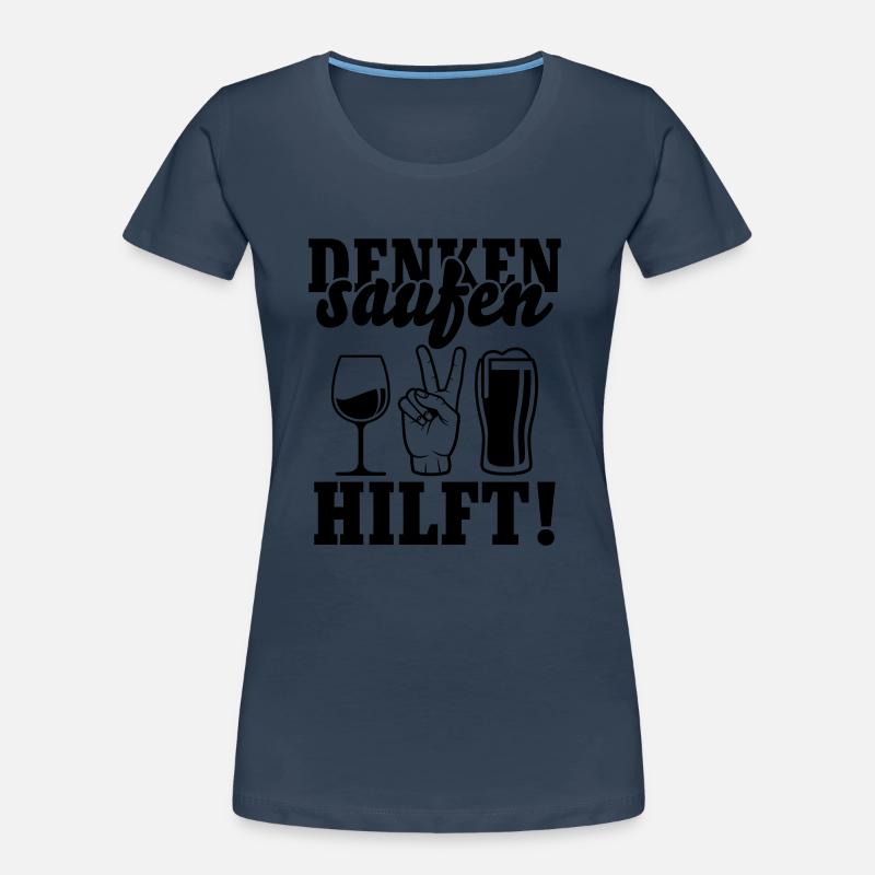 Drinking helps Women's Premium Organic T-Shirt
