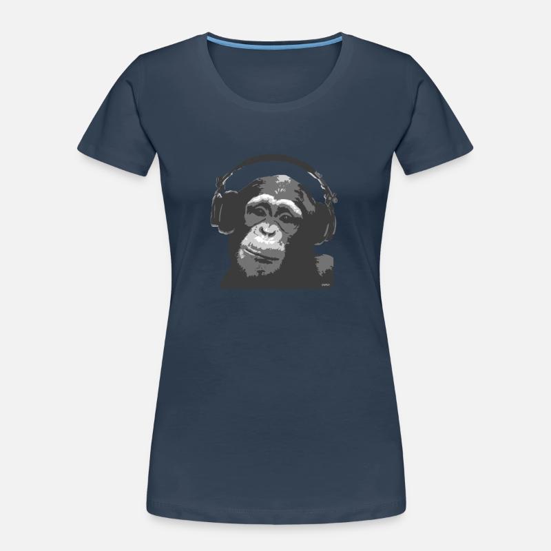 DJ MONKEY by wam Women's Premium Organic T-Shirt