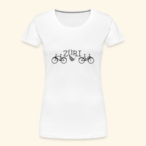 Velostadt Zürich Damen- und Herrenvelo - Frauen Premium Bio T-Shirt