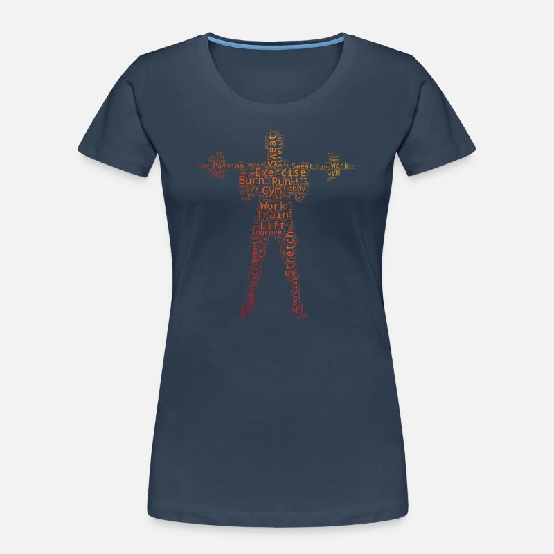 Cardio Endurance Training Strength Training Weightlifting Women's Premium Organic T-Shirt