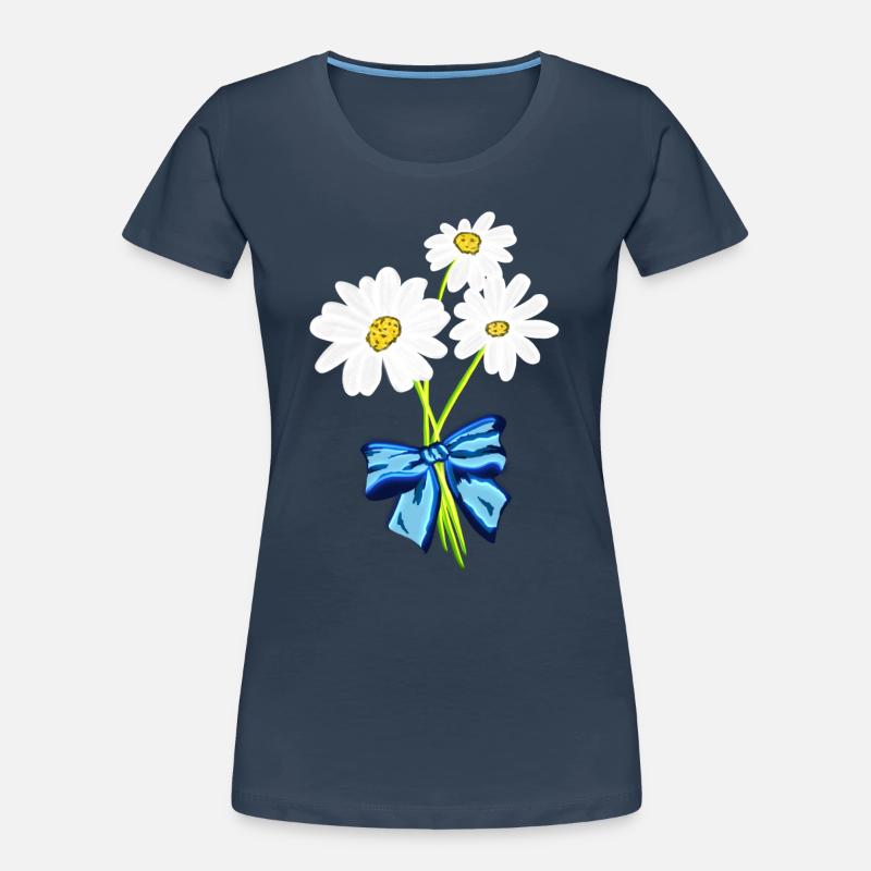 Gänseblümchen Frauen Premium Bio T-Shirt