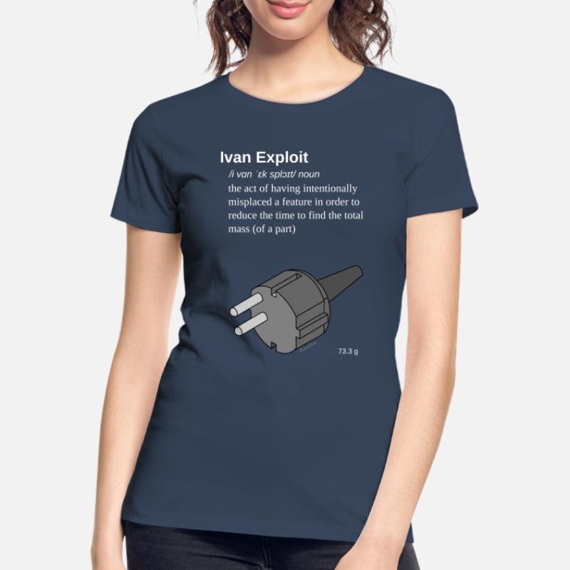 Ivan Exploit - 3D CAD Speedmodeling -EU/DE Version Frauen Premium Bio T-Shirt