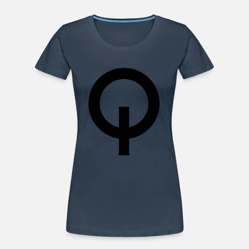 Optimist_Zeichen-svg Frauen Premium Bio T-Shirt