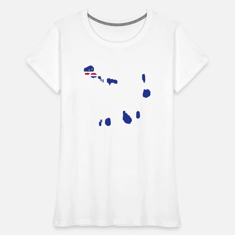 Drapeau du Cap-Vert Drapeau du Cap-Vert T-shirt bio Premium Femme
