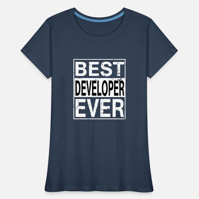 Best Developer Ever Developer Gift Women's Premium Organic T-Shirt