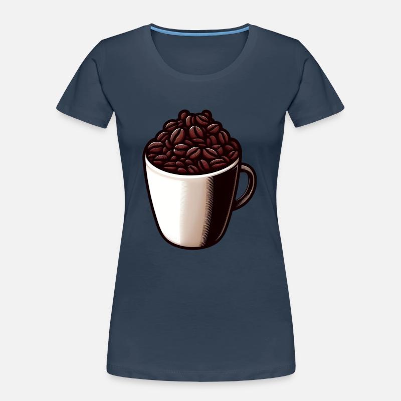 Kaffee Tee - Kaffeetasse - Tee Frauen Premium Bio T-Shirt