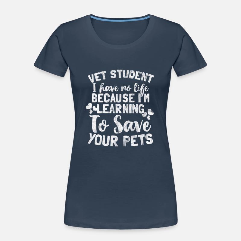 Angehender Tierarzt oder Tierärztin - Geschenk Frauen Premium Bio T-Shirt