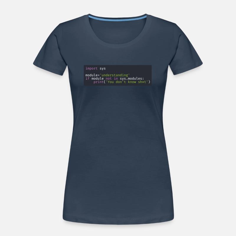Programmierer, Software, Informatik, Developer Frauen Premium Bio T-Shirt
