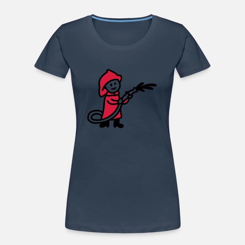 Feuerwehrmann Frauen Premium Bio T-Shirt