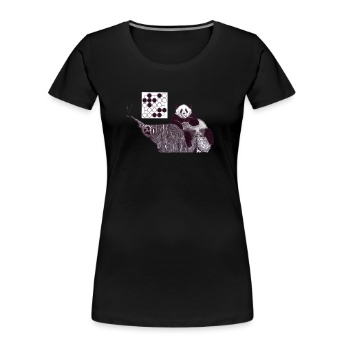 Panda 5x5 Seki - Women's Premium Organic T-Shirt
