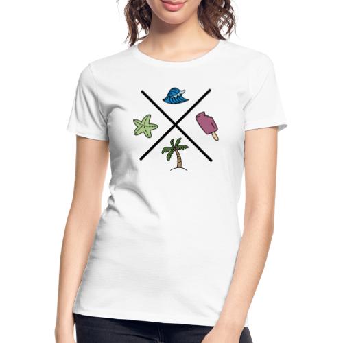 Design für den Sommer - Frauen Premium Bio T-Shirt