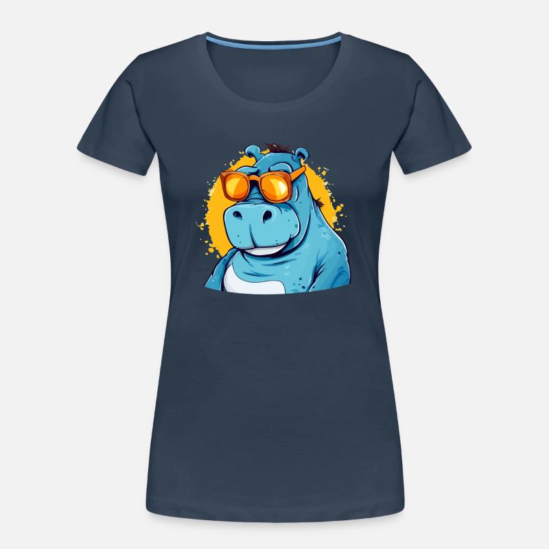 Bob das Nilpferd Frauen Premium Bio T-Shirt