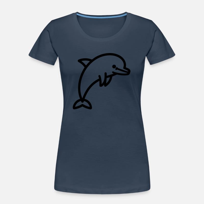 dauphin T-shirt bio Premium Femme