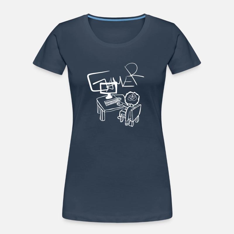 Laptop Pc Women's Premium Organic T-Shirt