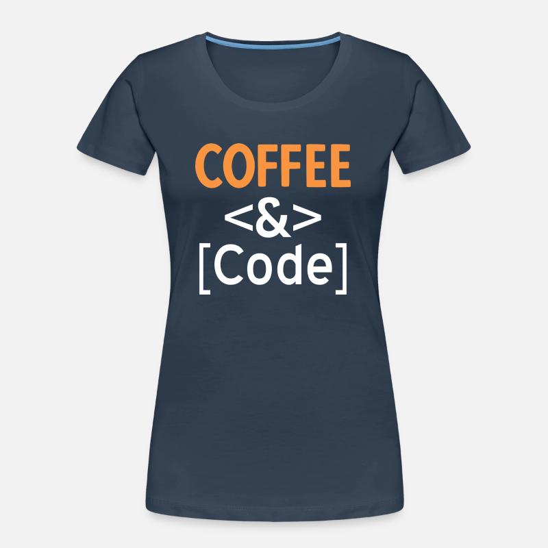 Webentwickler Programmierer Vintage Morgenroutine Frauen Premium Bio T-Shirt