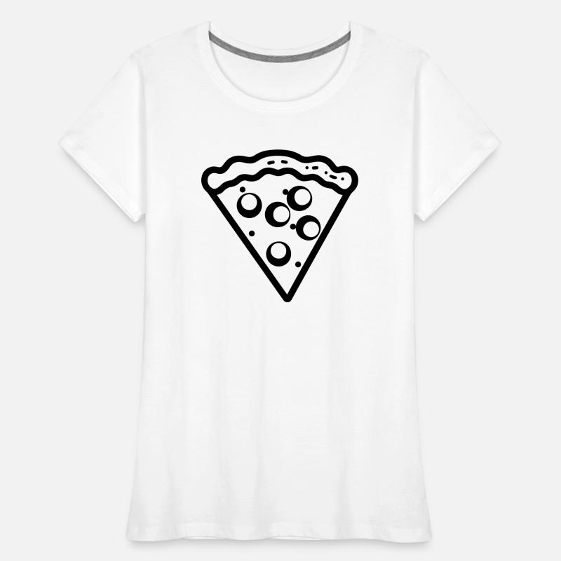 part de pizza T-shirt bio Premium Femme