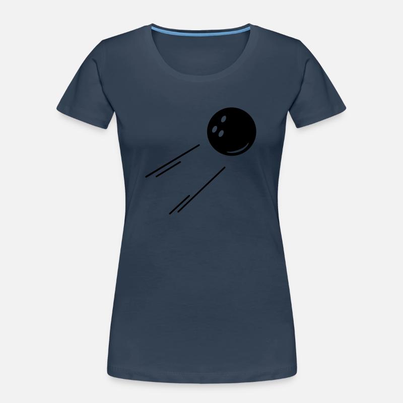 boule de bowling / bowling ball (1c) T-shirt bio Premium Femme