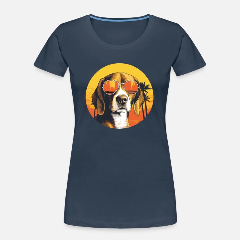Beagle 2 Frauen Premium Bio T-Shirt