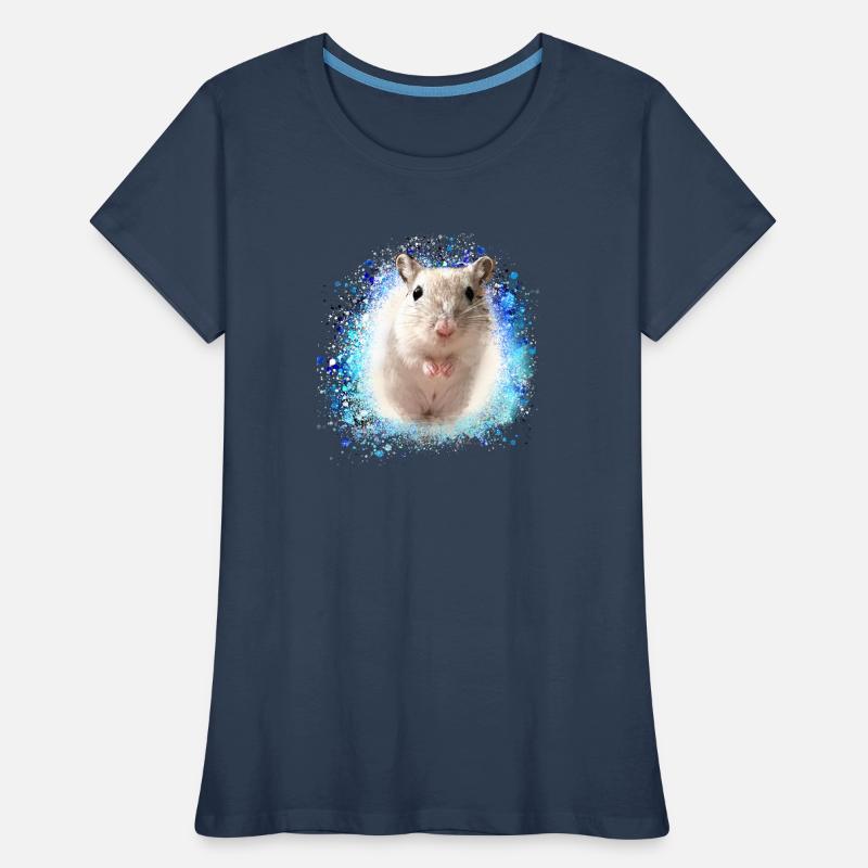 Springmaus,maus,graffiti,malerei,spitzmaus Frauen Premium Bio T-Shirt