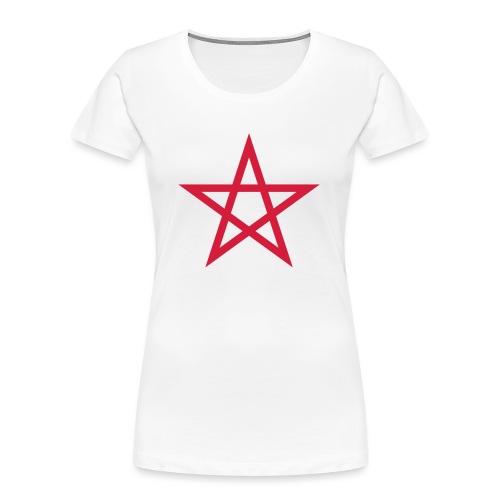 Pentagramme Wicca - T-shirt bio Premium Femme