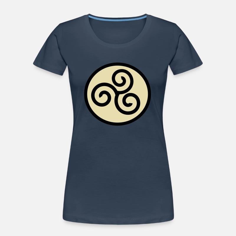 Wikinger Symbol Frauen Premium Bio T-Shirt