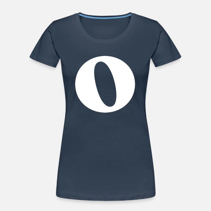 Buchstabe o Frauen Premium Bio T-Shirt