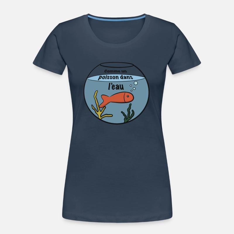 Comme un poisson dans l'eau T-shirt bio Premium Femme