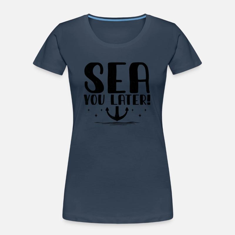 Meer Sie später Paddelboot Frauen Premium Bio T-Shirt