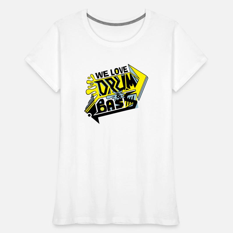 W3L0v3DNBv2(balck) Frauen Premium Bio T-Shirt