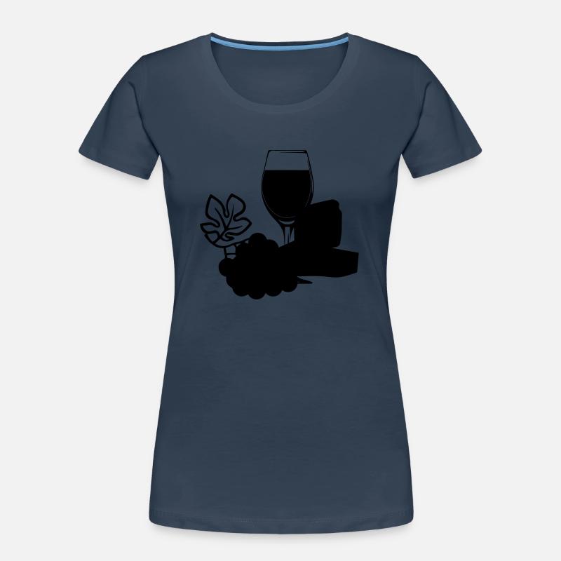 Wine grapes Women's Premium Organic T-Shirt
