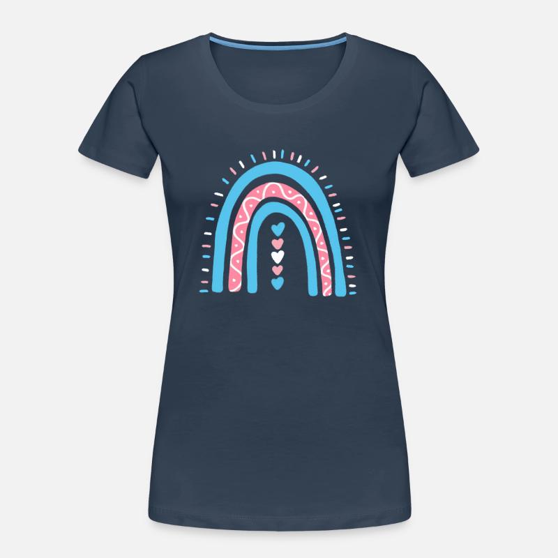 Transgender Boho Rainbow Trans Pride Women's Premium Organic T-Shirt