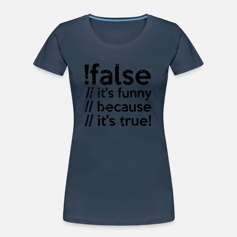 Programmer false true Computer Scientist Student Code Women's Premium Organic T-Shirt