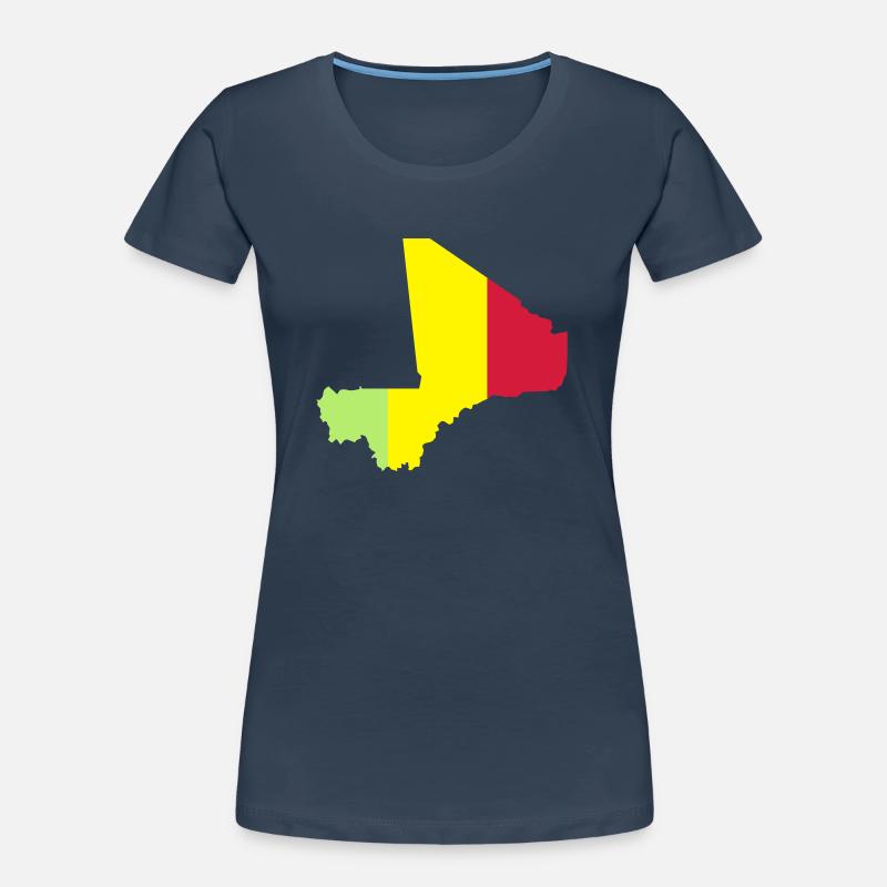Mali Map Frauen Premium Bio T-Shirt