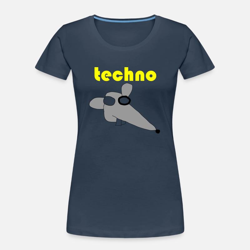 techno maus Frauen Premium Bio T-Shirt