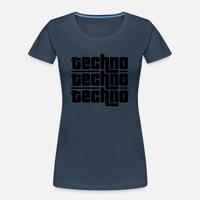 Techno Techno Techno T-shirt bio Premium Femme