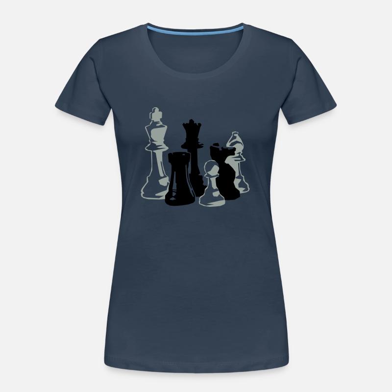 échecs T-shirt bio Premium Femme