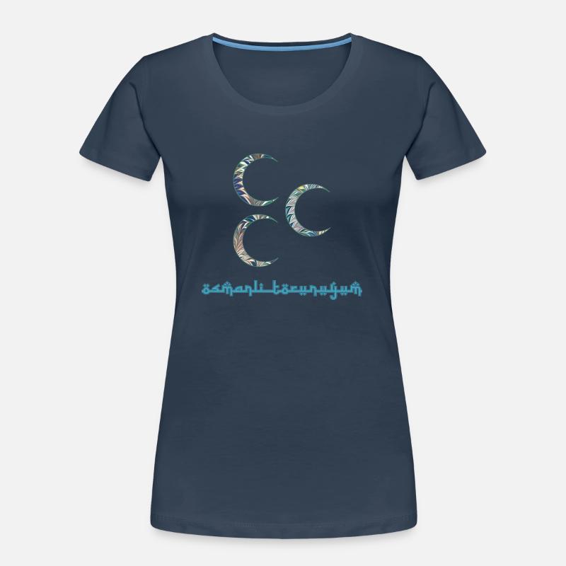 halbmonde e 733 Frauen Premium Bio T-Shirt
