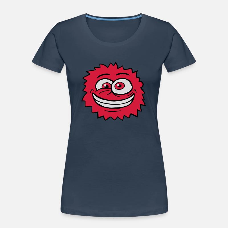 Monster Crazy Comic Face Women's Premium Organic T-Shirt