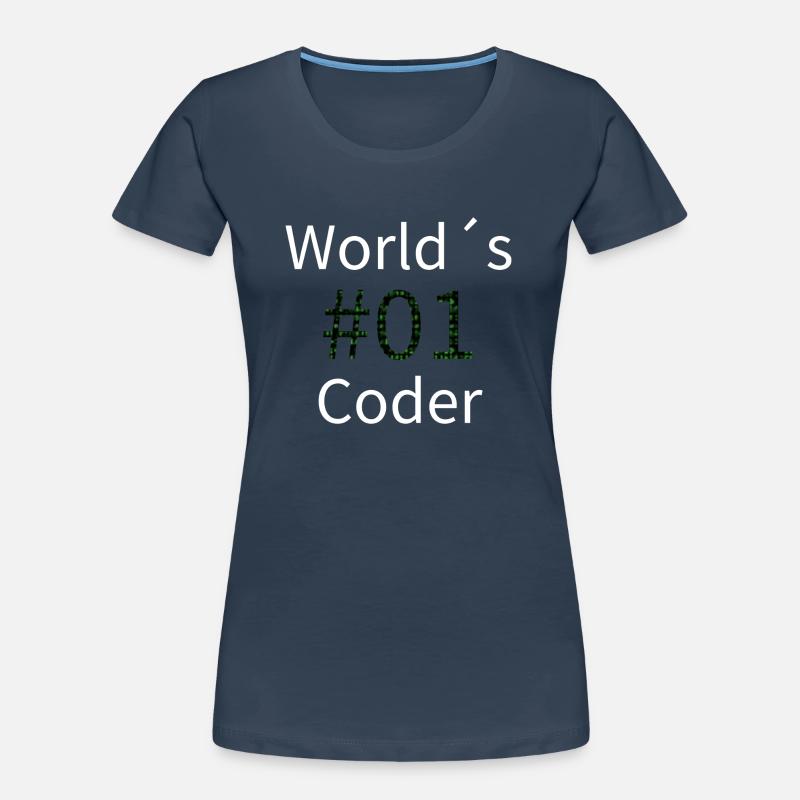 Worlds 01 Coder Women's Premium Organic T-Shirt